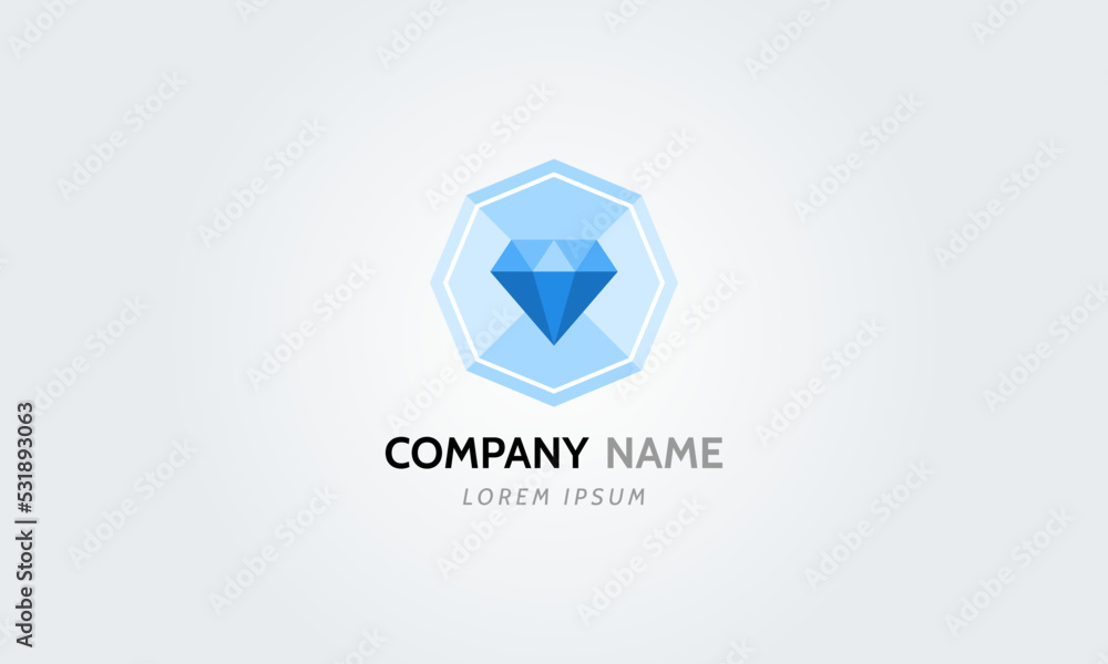 Diamond concept logo Template. value icon. sign design. Creative graphic vector Illustration Diamond concept logo Template. value icon. sign design. Creative graphic vector Illustration