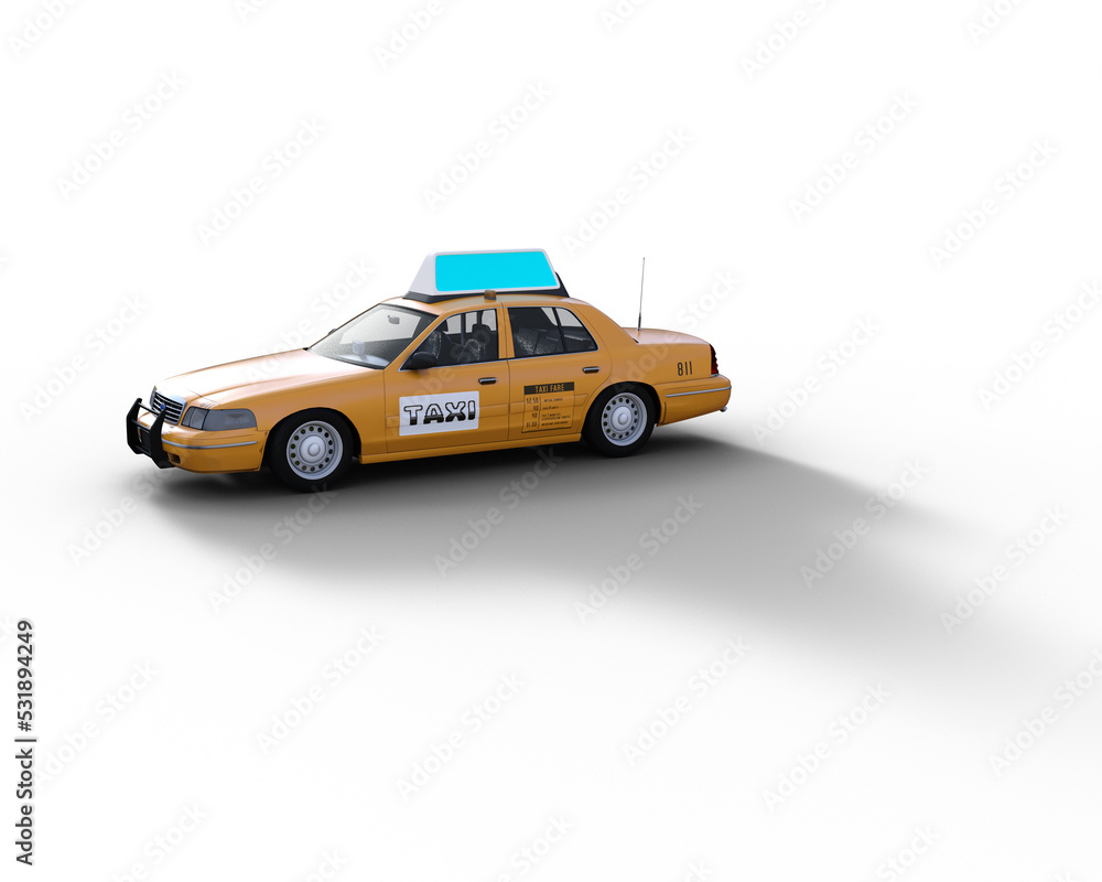 タクシー アドスペース コピースペース 影付き 透過影 半透明影 透過PNG
