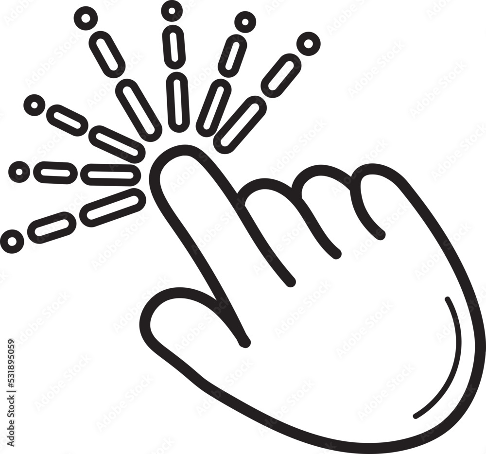 Obraz premium click pointer icon