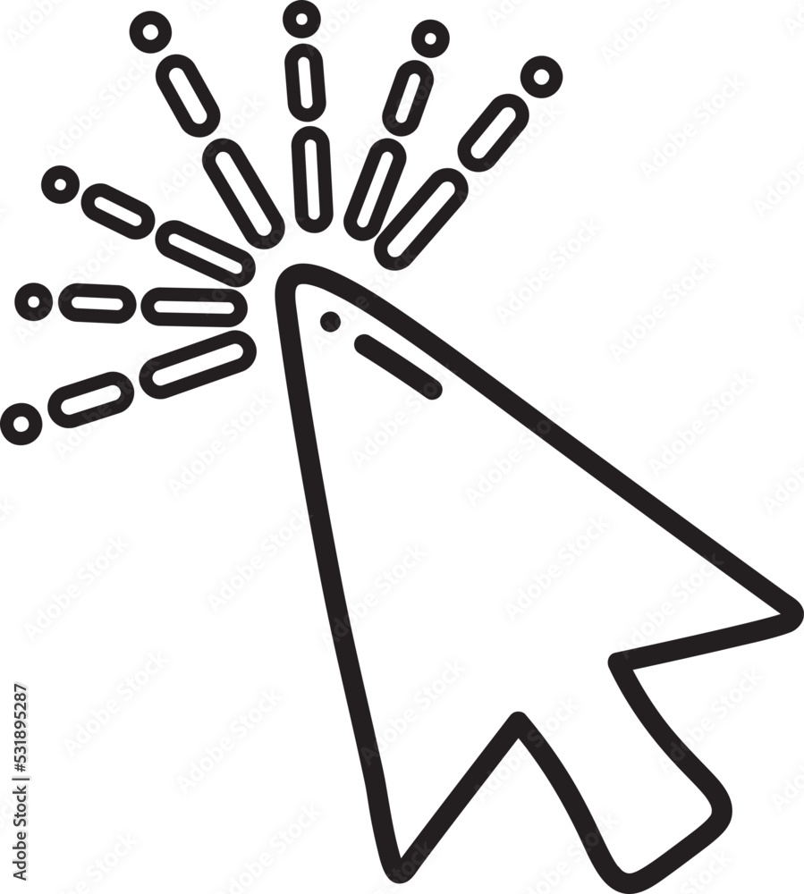 click pointer icon click pointer icon