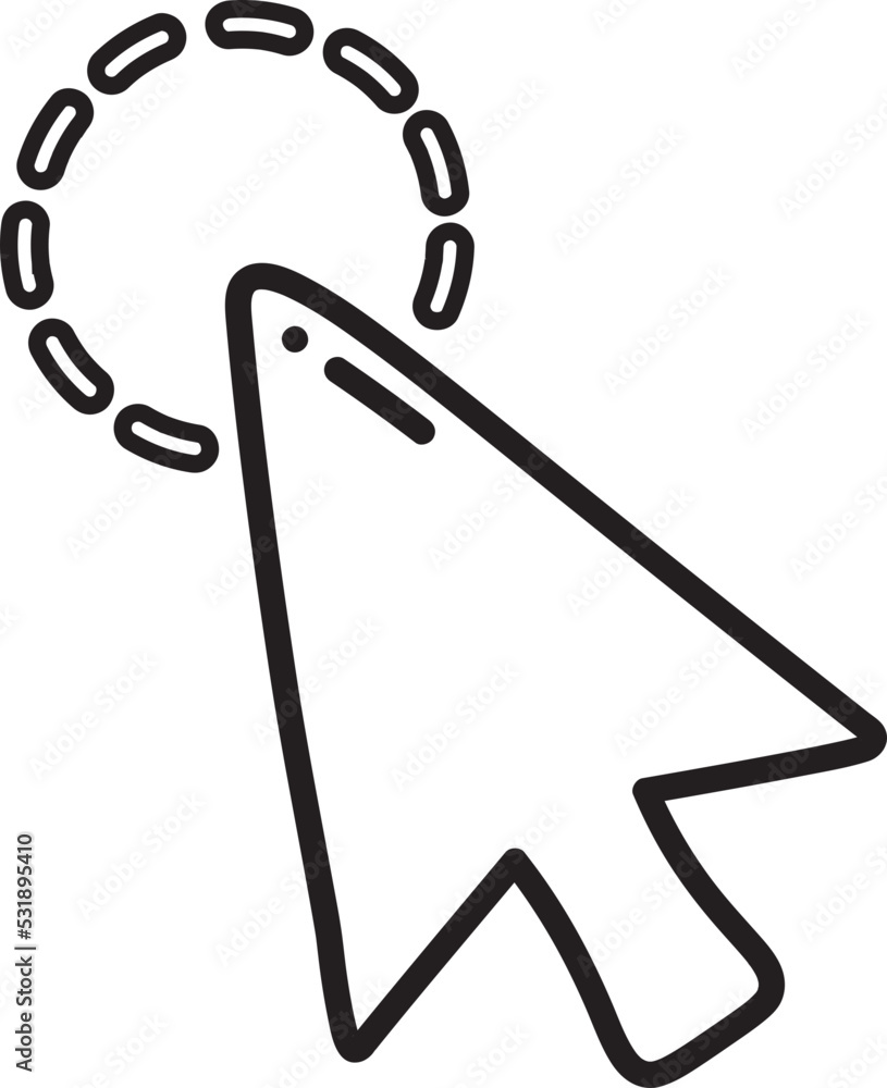 click pointer icon click pointer icon