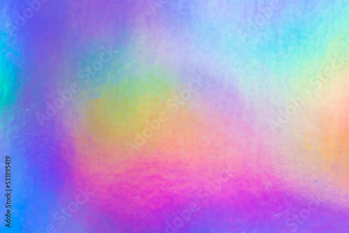 Holographic rainbow foil iridescent texture abstract hologram background