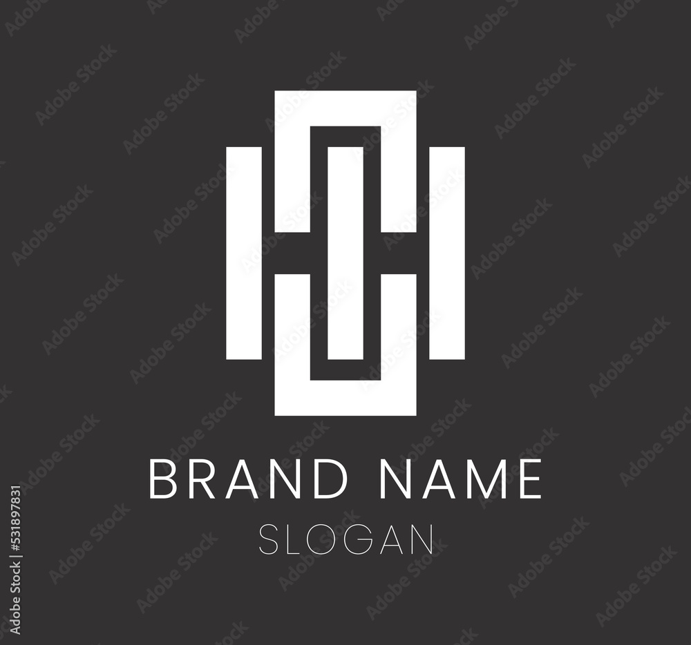 minimal generic abstract logo design for company