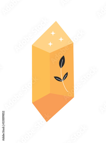 Collection of vector magic fairy tale elements, icons and illustrations. Pendant.