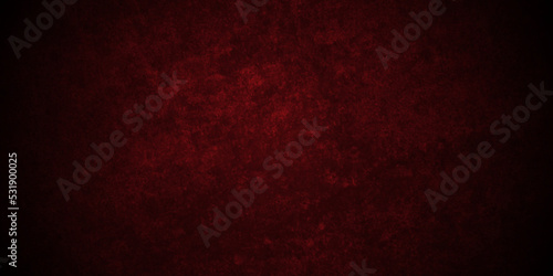 Red background in Christmas or valentines day texture and red color with vintage texture and shiny center spot. Red marbled texture grunge on borders, old vintage distressed red paper illustration