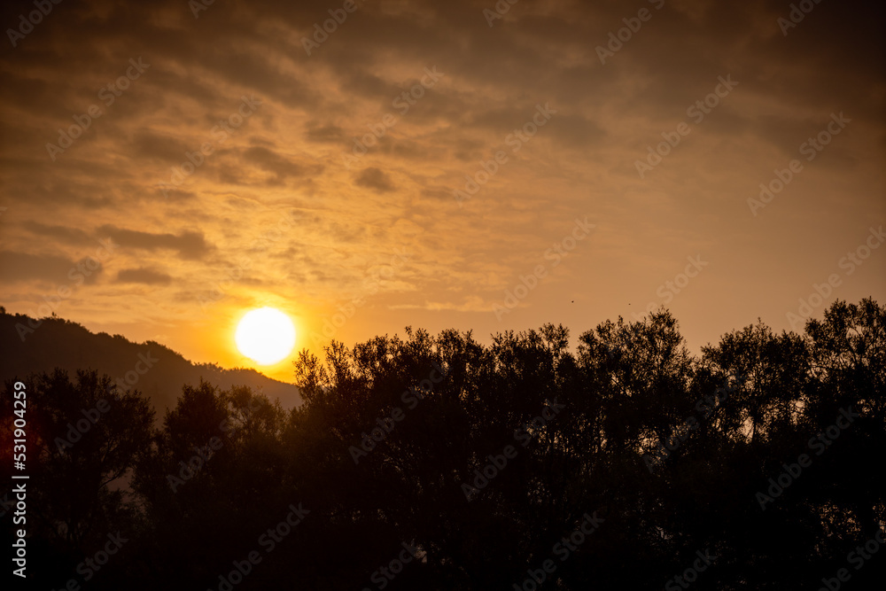 Sunrise in Bakewell, Peak District