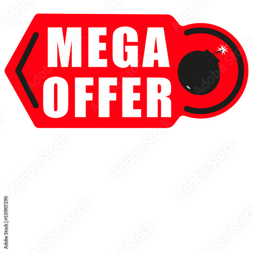 RED BANNER BOMB_ARROW MEGA OFFER