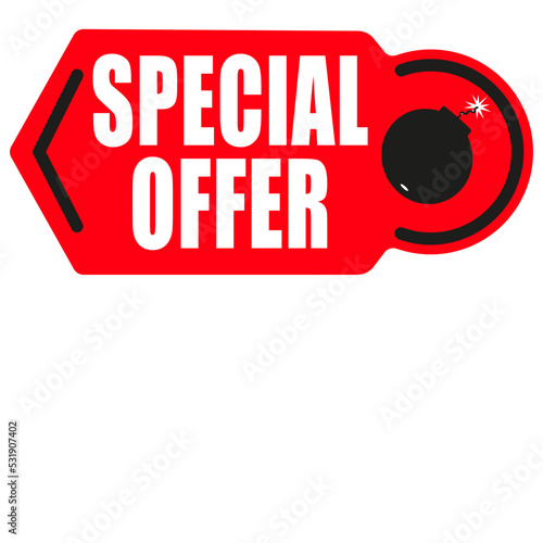 RED BANNER BOMB_ARROW SPECIAL OFFER