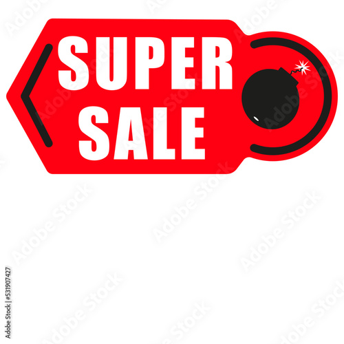 RED BANNER BOMB_ARROW SUPER SALE