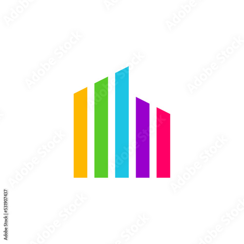 Building Logo Vector Design Template. City logo design concept. Simple icon symbol