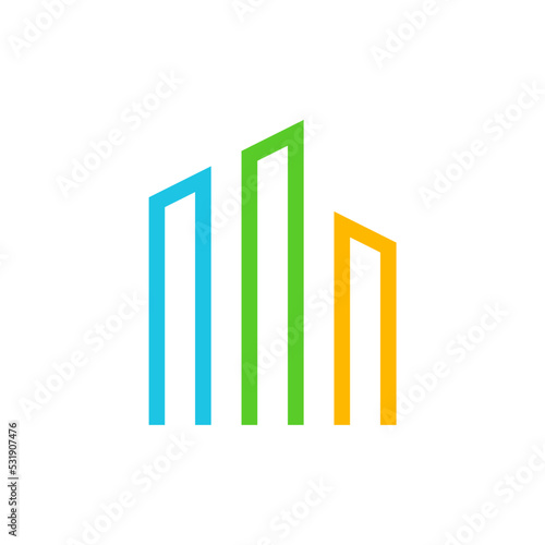 Free Download Building Logo Vector Design Template. City logo design concept. Simple icon symbol - GFXLoad