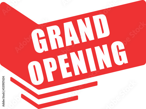 RED BANNER VECTORATOR GRAND OPENING