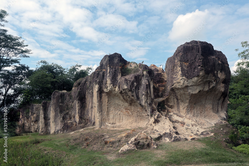 Koja Cliffs in Tangerang, Banten, Indonesia. Crowded visited on ...