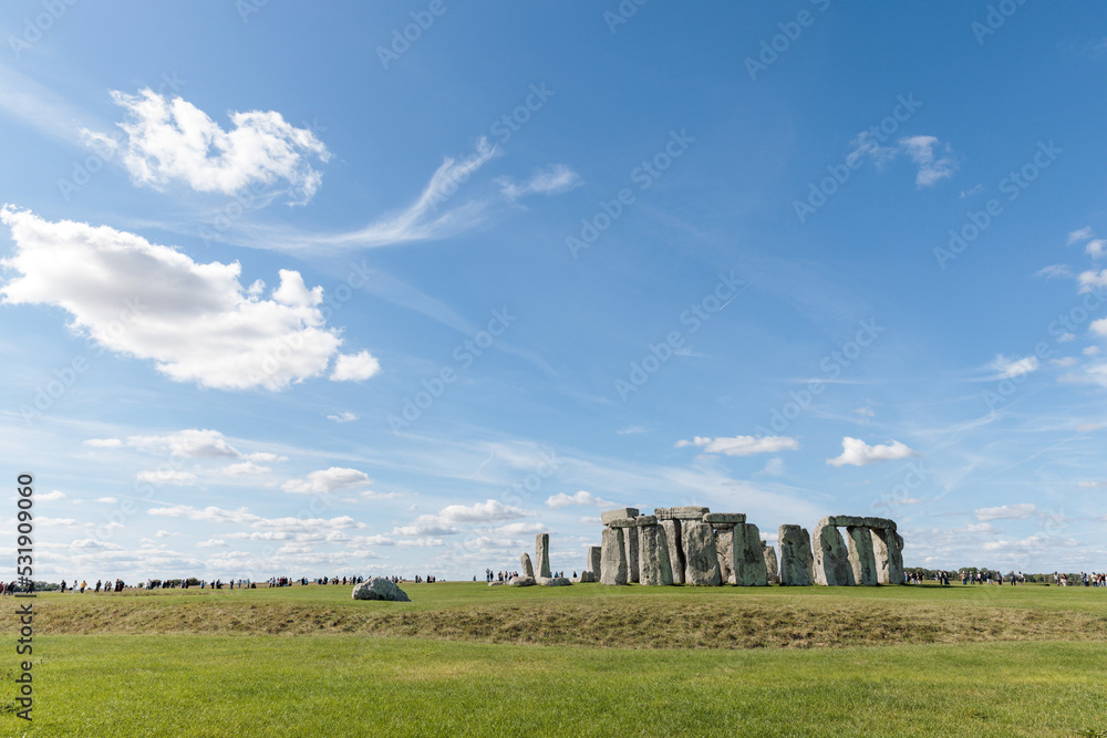 The wonderful famous historical landmark, the Stonehenge, United Kingdom