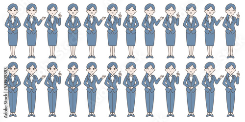 説明をする女性