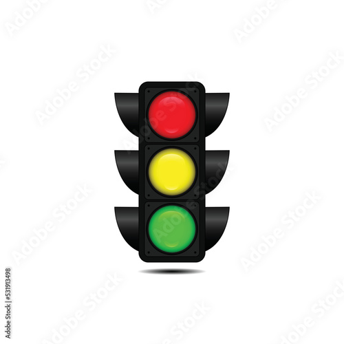 3d traffic light vector art and graphics