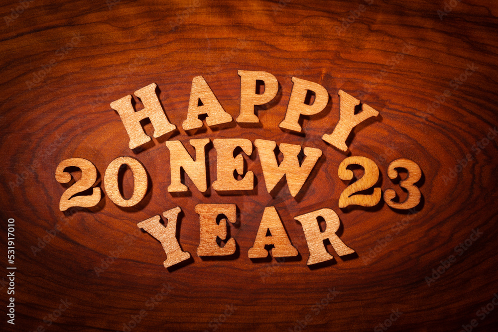 Fototapeta premium Happy New Year 2023