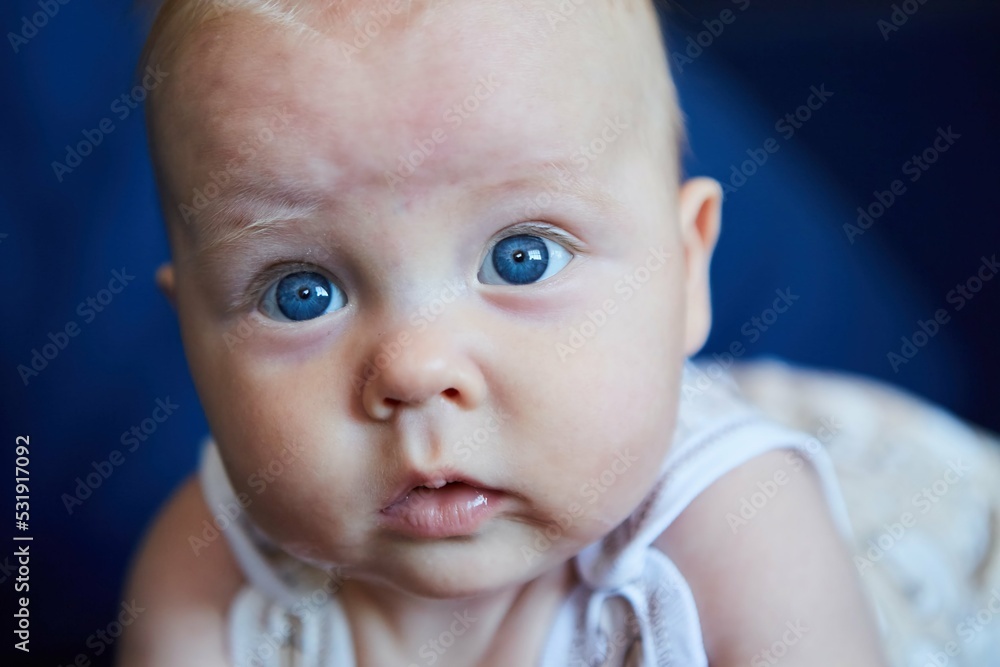 A small newborn baby boy. The concept of childhood A small newborn baby boy. The concept of childhood