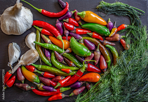 Картината върху платно Time for a fiery pickle