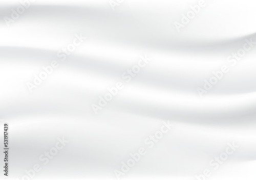 Crepe, silk and satin pattern design on white background.