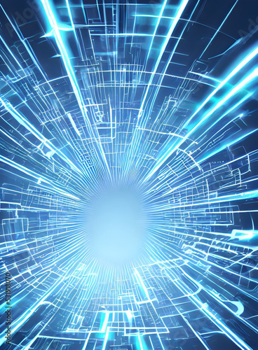 Wallpaper Mural design web  tecnologia futuro, comunicação digitais, ciberespaço,  Torontodigital.ca