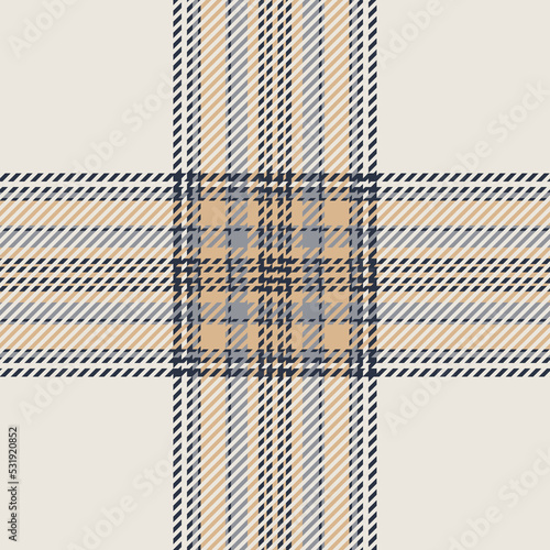 Plaid check pattern. Seamless fabric texture. Tartan textile print.