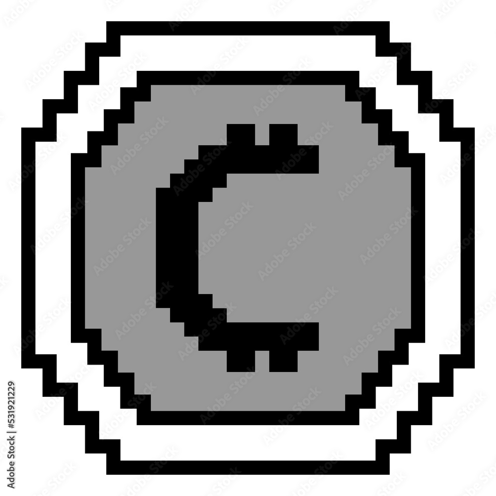 Bitcoin Digital Crypto currency coin icon, binary digital style. Vector simple icon. Bitcoin Digital Crypto currency coin icon, binary digital style. Vector simple icon.