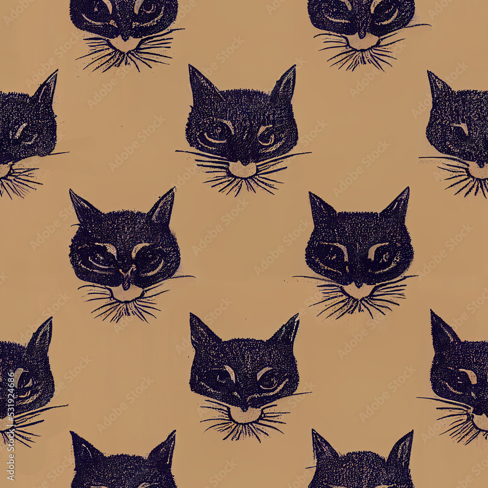 Cats pattern 02