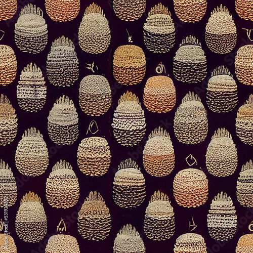 Obraz na płótnie organic pattern 02 w salonie