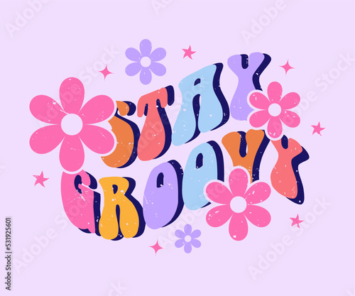 stay groovy with groovy flower design