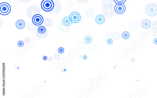 Light BLUE vector texture with disks.