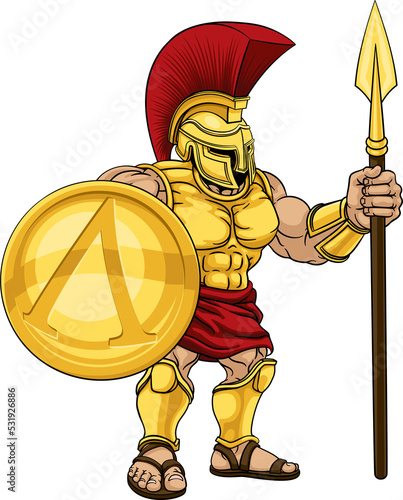 Spartan Warrior Roman Gladi...