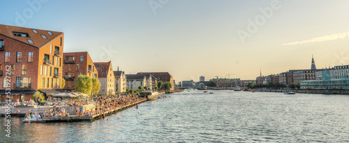 Copenhagen landmarks, HDR Image photo