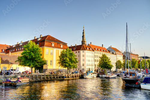 Copenhagen landmarks, HDR Image