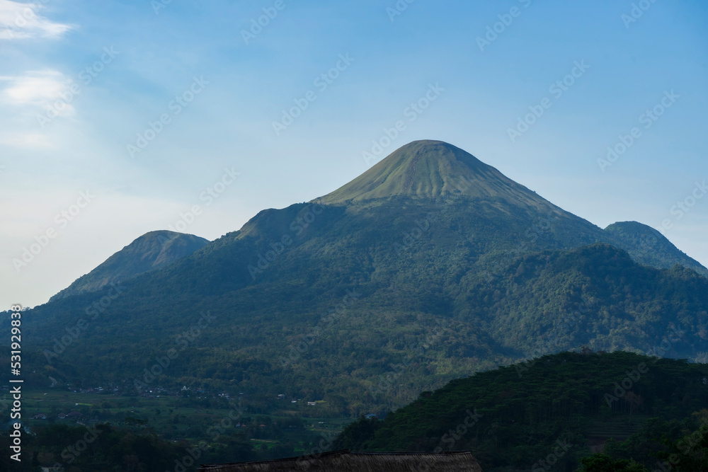 Mount Penanggungan in East Java, Indonesia