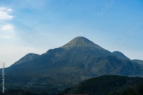 Mount Penanggungan in East Java  Indonesia