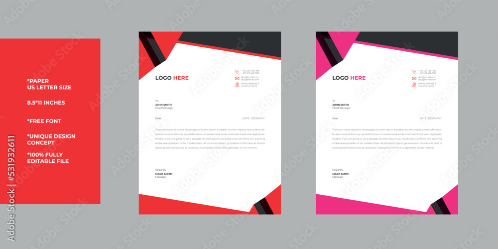 Letterhead Design Letterhead Design