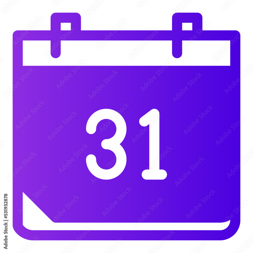 end of month icon illustration end of month icon illustration