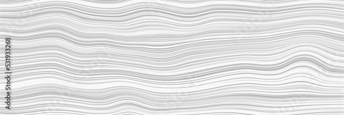 Curved lines, horizontal structure, abstract background, shades of gray. Vector design.