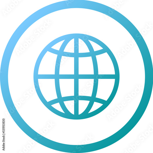 Globe ui icon 