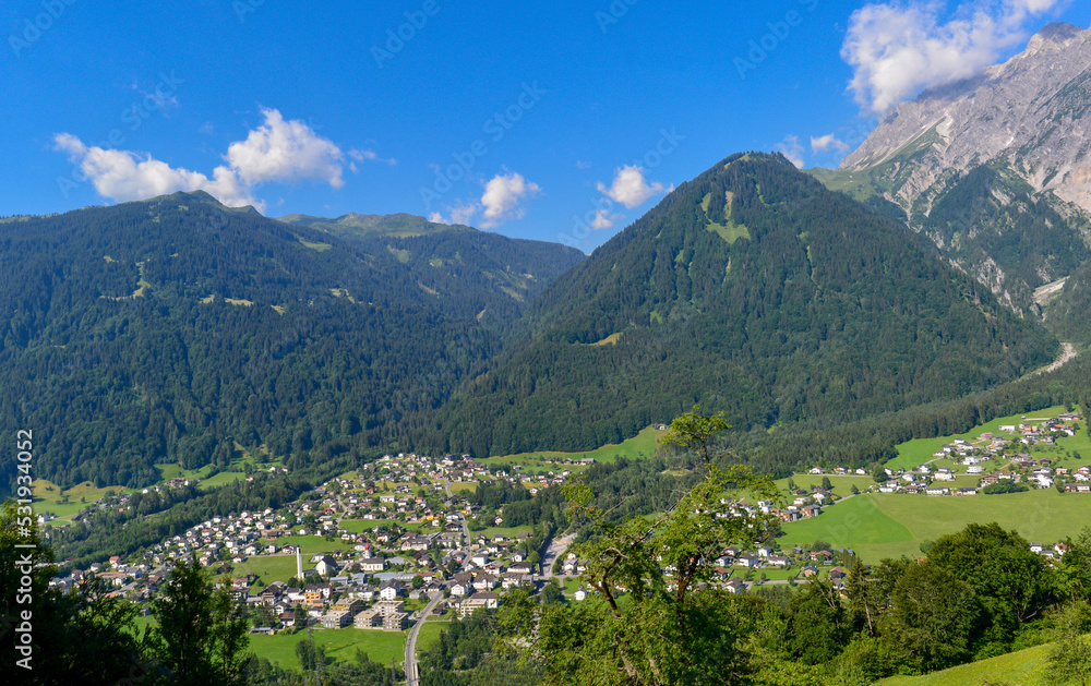 Das Montafon in Vorarlberg (Österreich) 