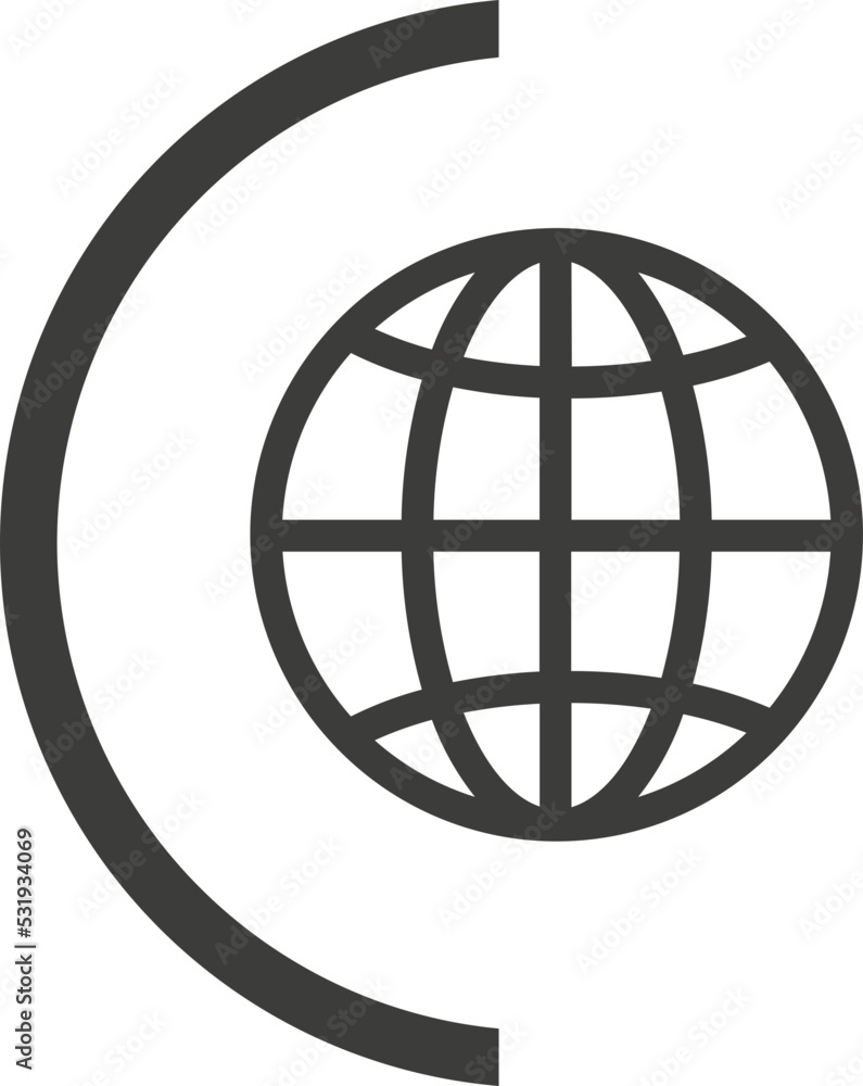 Globe ui icon Globe ui icon