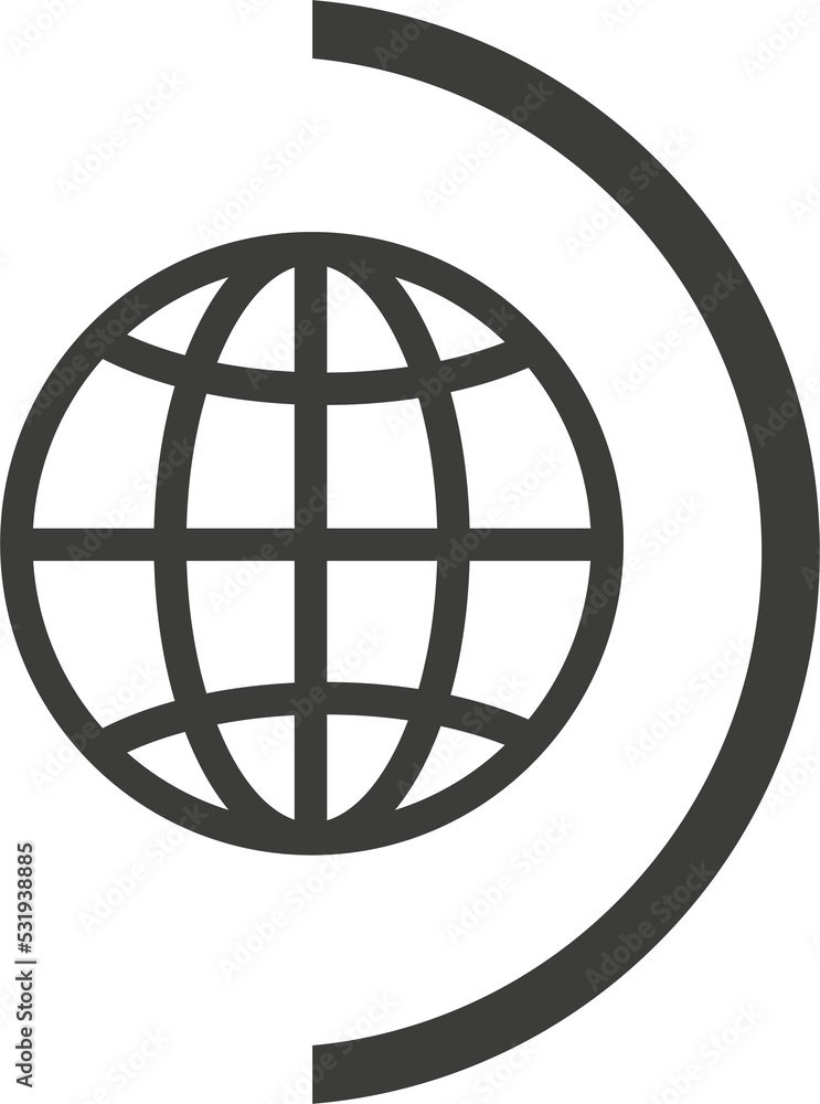 Globe ui icon Globe ui icon