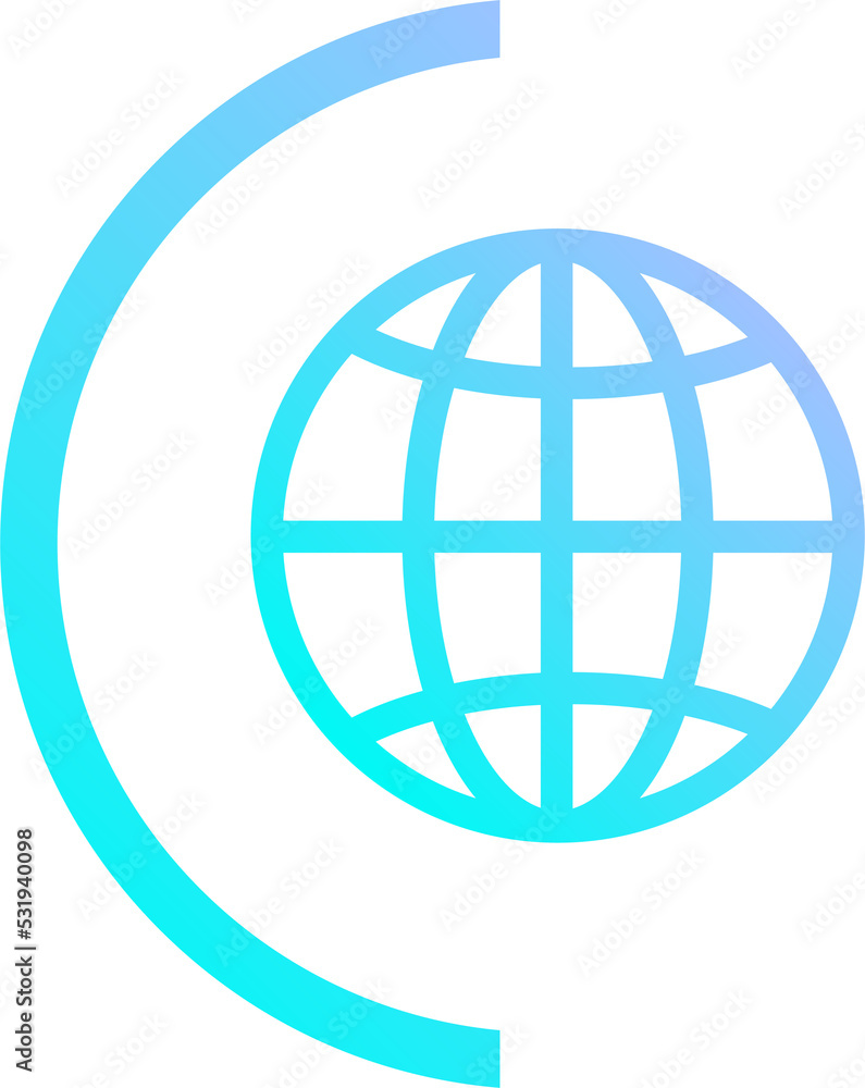 Globe ui icon 