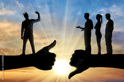 Fototapeta Selfishness and ego