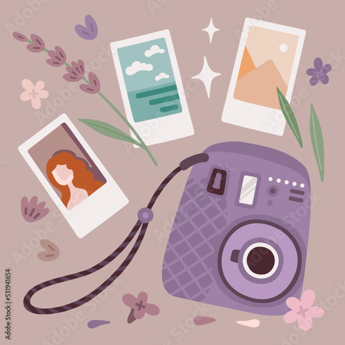 Instant camera and details