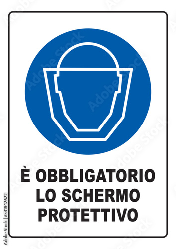 E' Obbligatorio lo schermo protettivo, sicurezza, edifici, aziende, cantieri, città, palazzi, opere murarie, architettura, norme