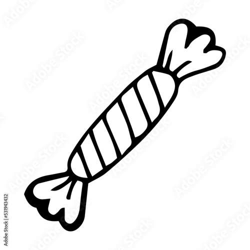 candy icon doodle vector