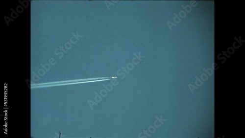 Italy 1971, Airplane chemtrail