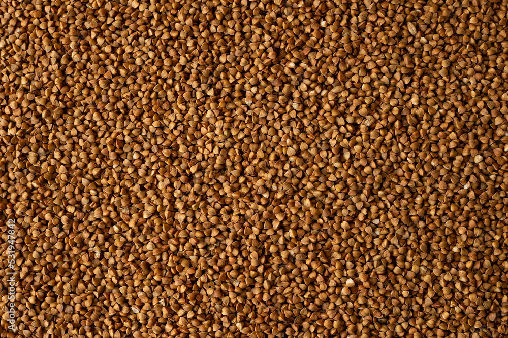 Buckwheat von. Buckwheat Texture close -up. Buckwheat von. Buckwheat Texture close -up.